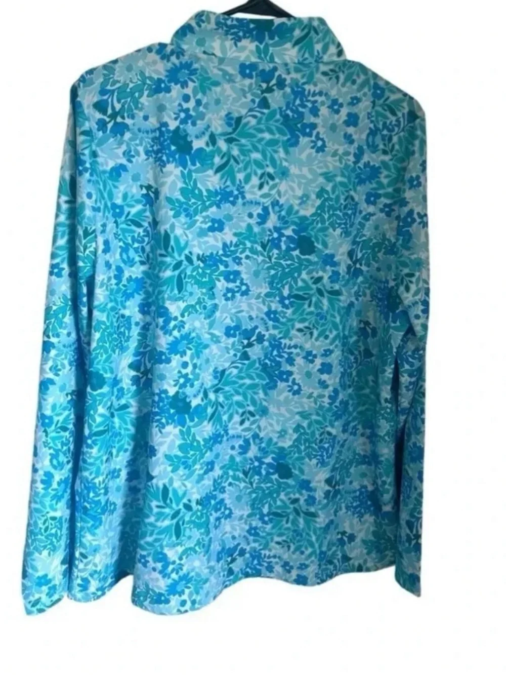 Croft & Barrow Women's Classic Comfort Collection Zip Jacket size 8 floral - Picture 2 of 2